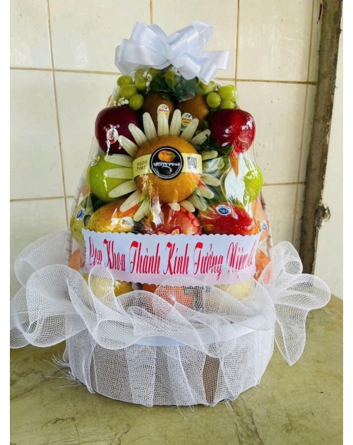 Giỏ trái cây viếng cao to