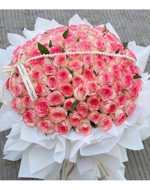 Bó hoa Hồng song hỷ khổng lồ