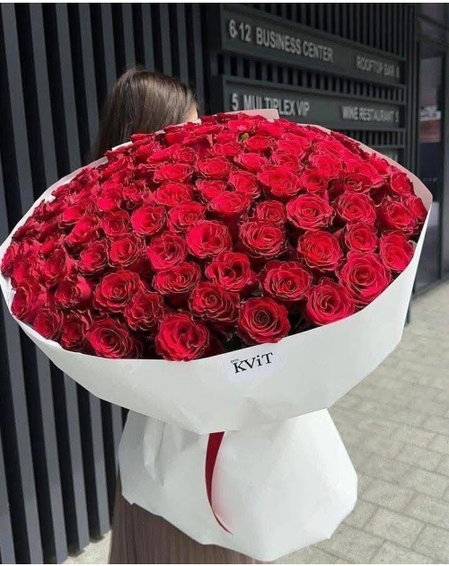 Bó hoa Hồng đỏ khổng lồ 