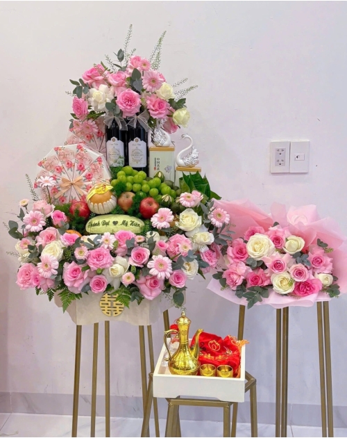 Lễ dạm ngõ tone hồng thủ Đức 