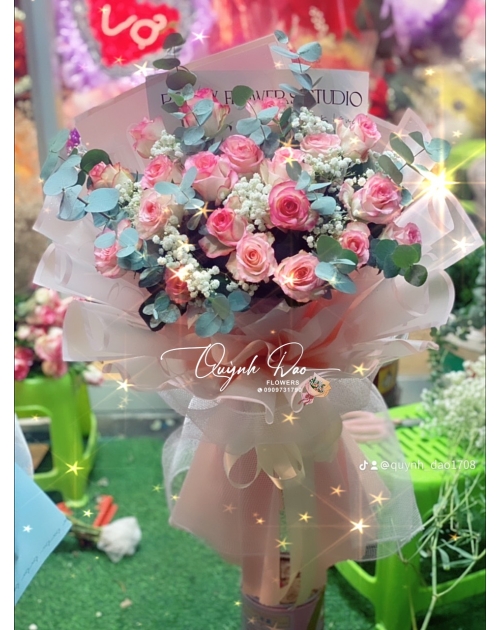 Hoa tươi màu Hồng ngày valentine