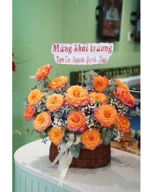 Hoa khai trương tặng bạn thân 