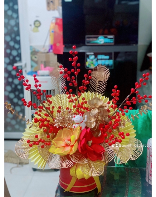 Mèo thần tài khai trương