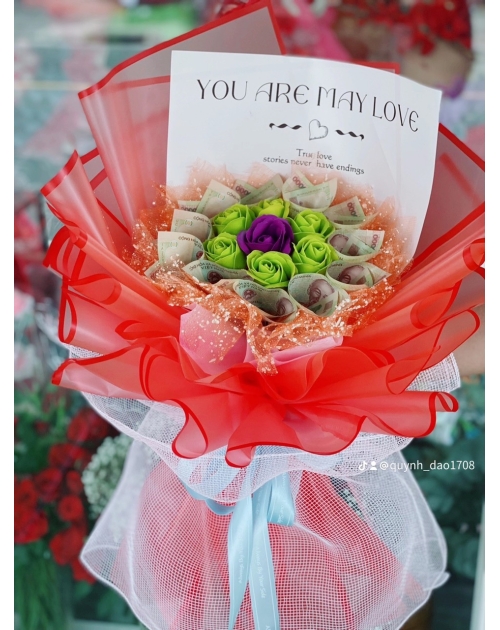 Hoa tiền tặng chị