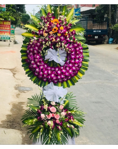 Hoa chia buồn Lan Tím