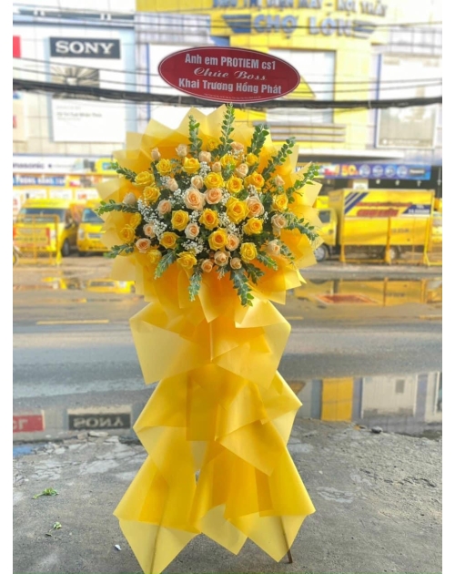 Hoa khai trương văn phòng 