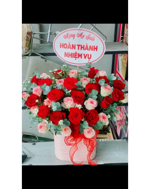 Giỏ hoa khai trương tặng công ty