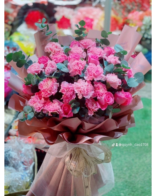 Bó  hoa Hồng tươi tặng sinh nhật sếp tại Bình Dương 
